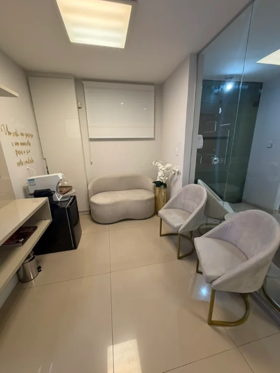 Recepção da clínica LIPE CENTER